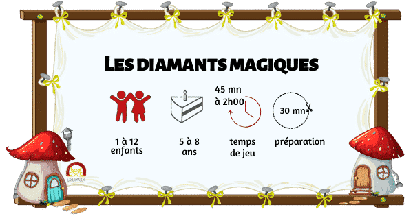 Chasse Au Tresor Les Diamants Magiques Anniversaire Enfant 5 Ans 8 Ans Facile Explorador